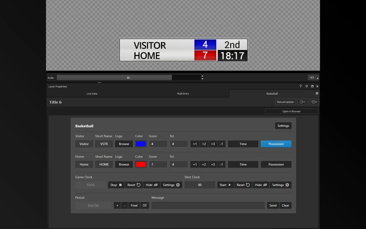 <b>Connect to scoreboard data in real-time.</b>